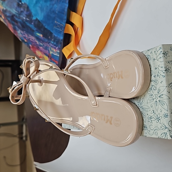 NIB Mudd sandals, size 8.5, blush color - Picture 3 of 5